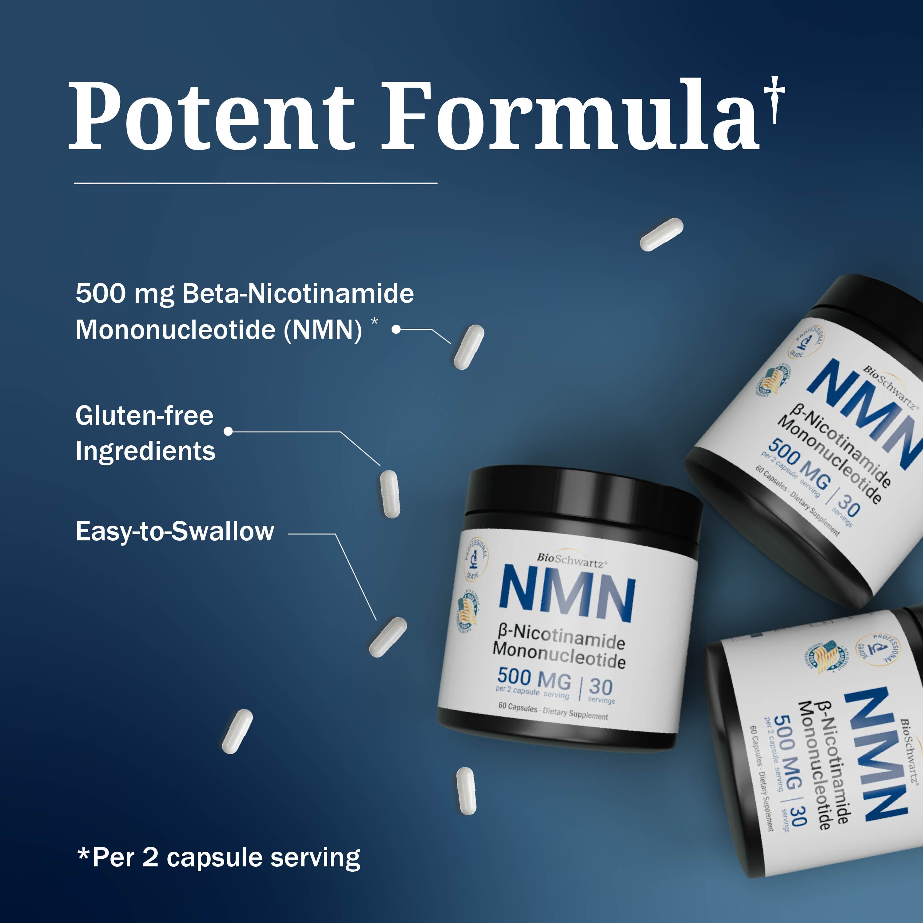 NMN 500mg Capsules