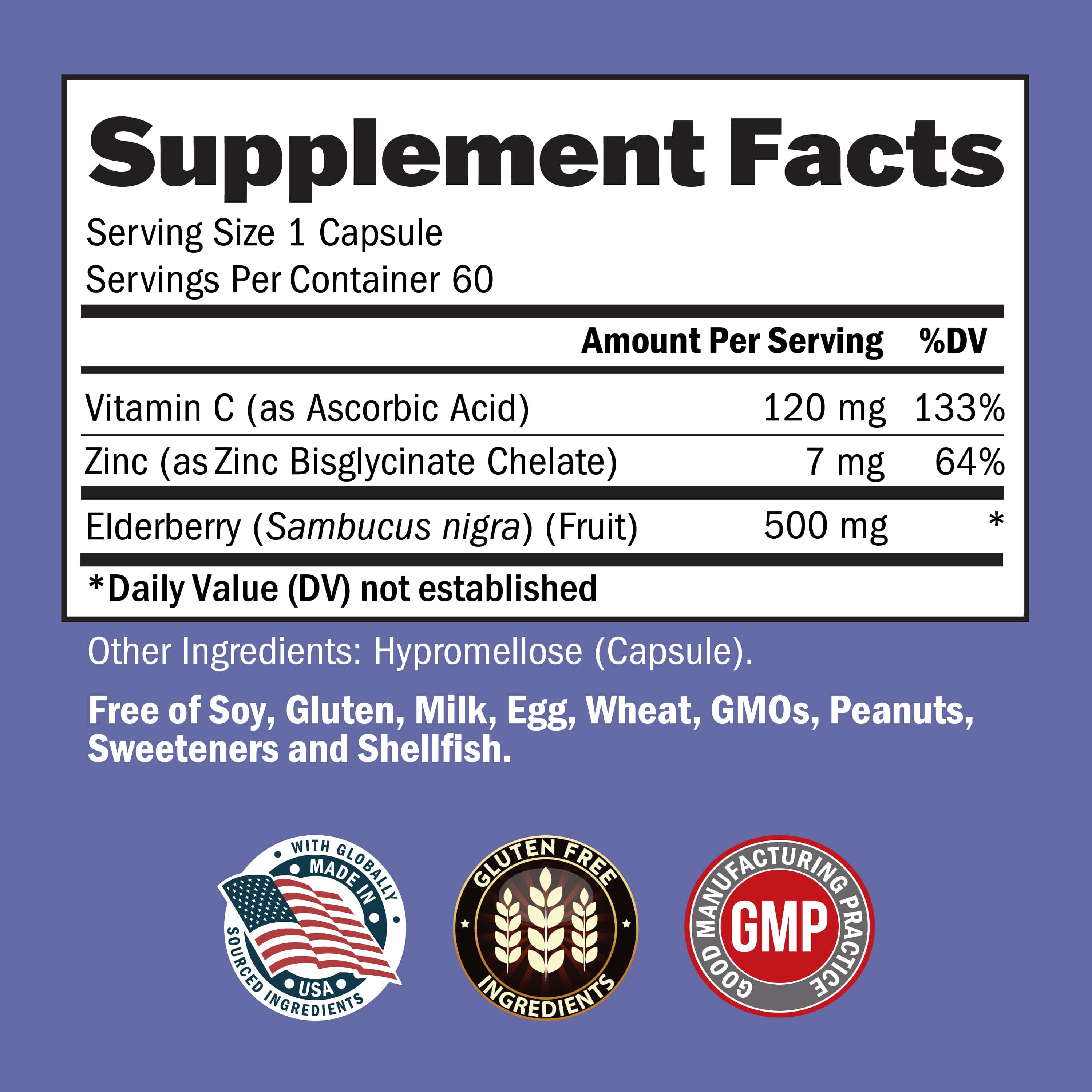 Sambucus Elderberry Capsules