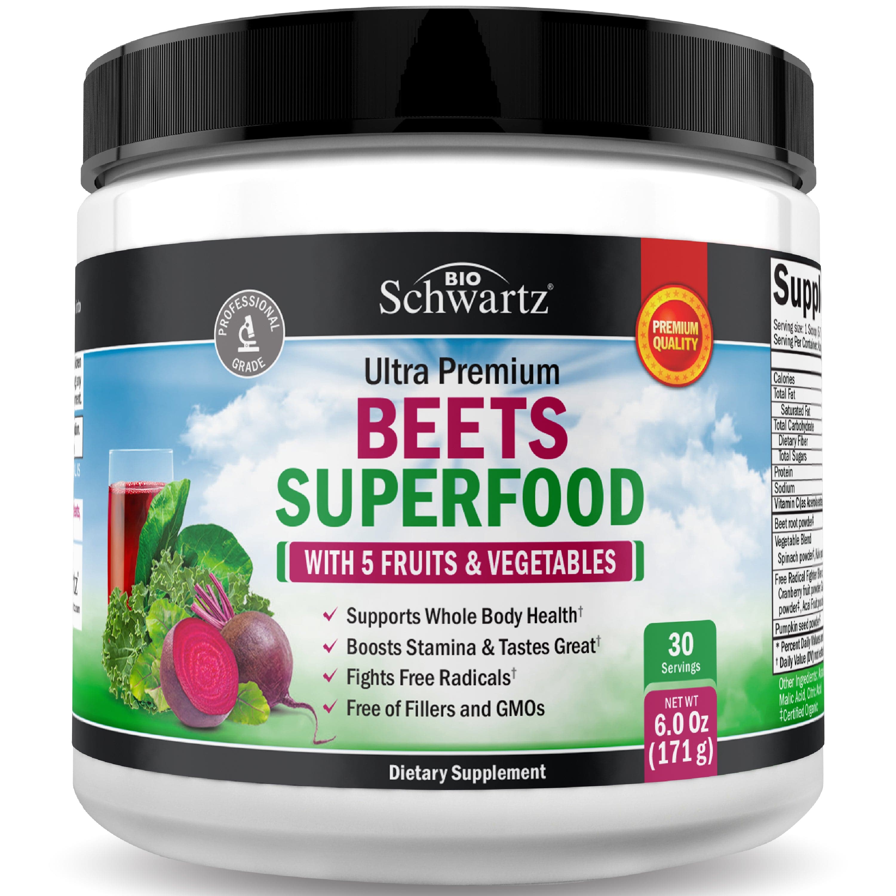Beets Superfood Powder, 5.8oz