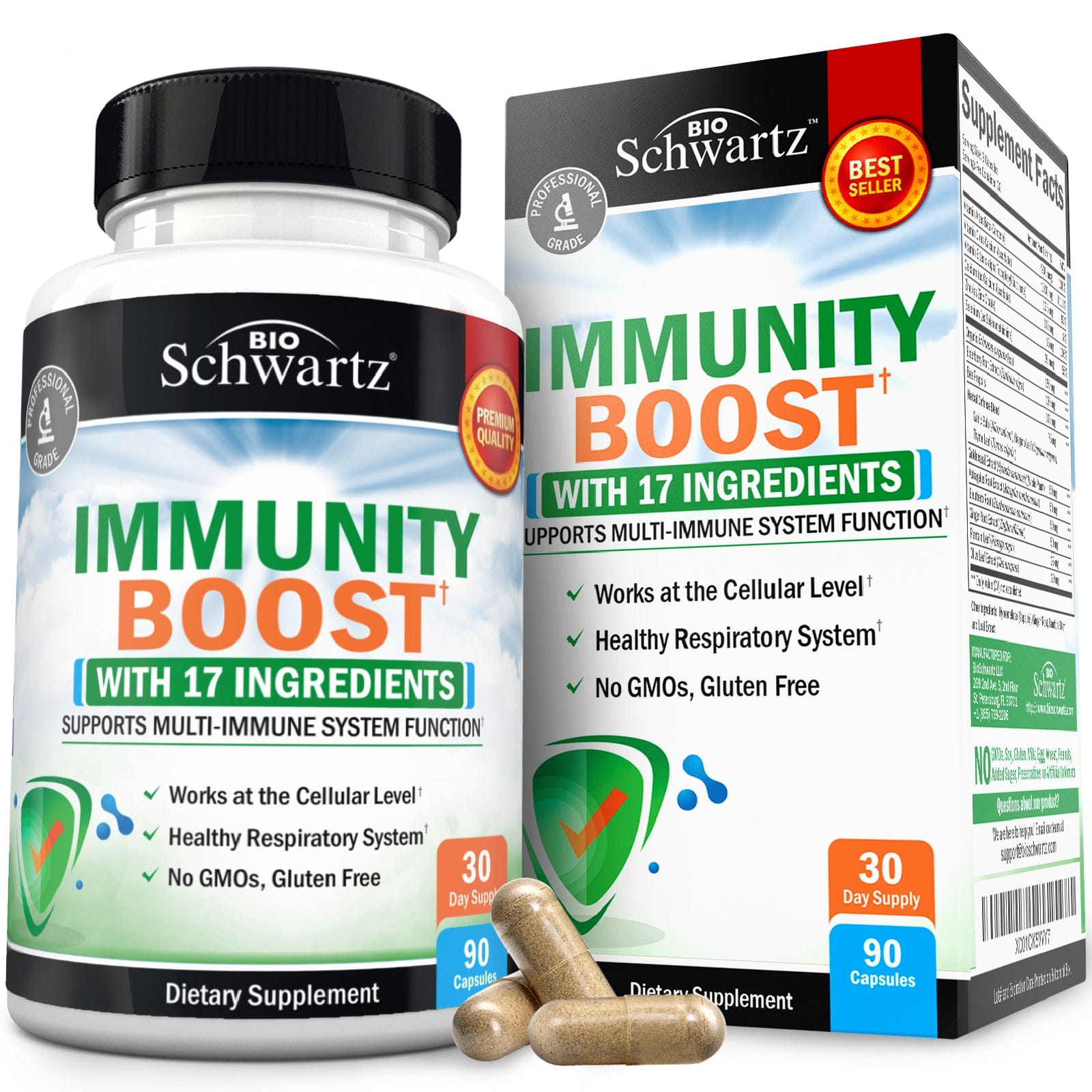 17-in-1 Immunity Boost Capsules, 90ct