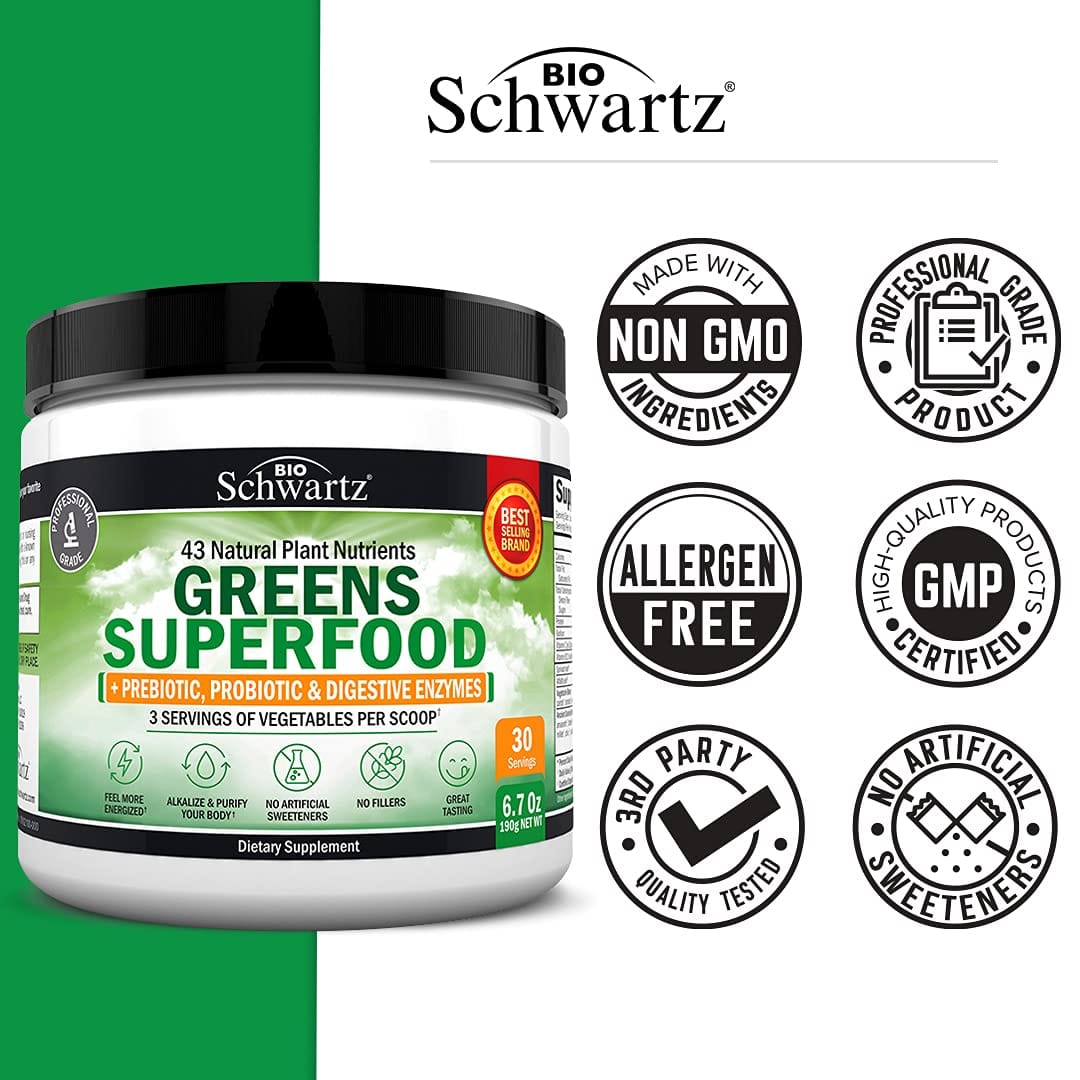 Greens Superfood Powder, 6.7oz