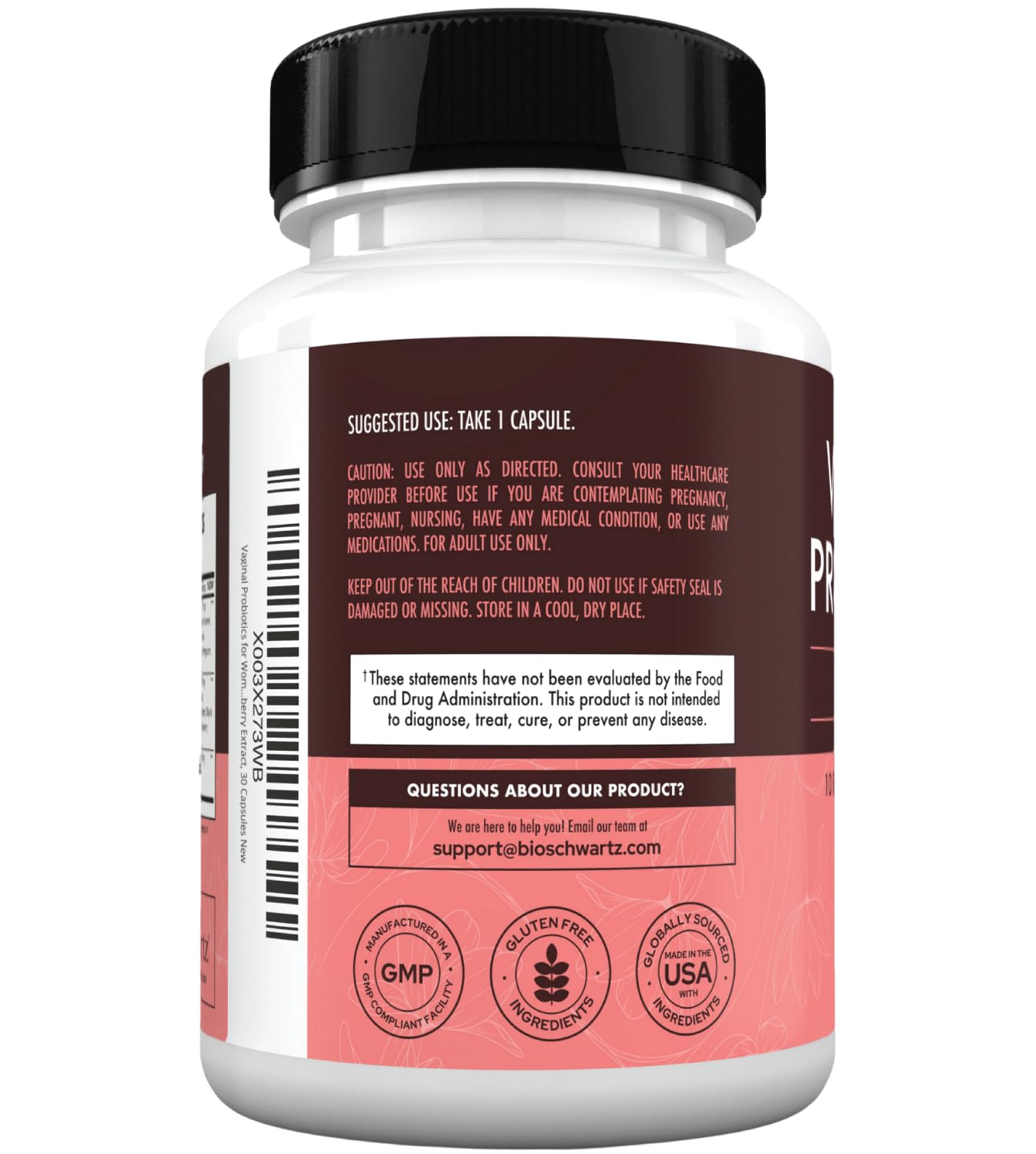 Vaginal Probiotic Capsules, 30ct