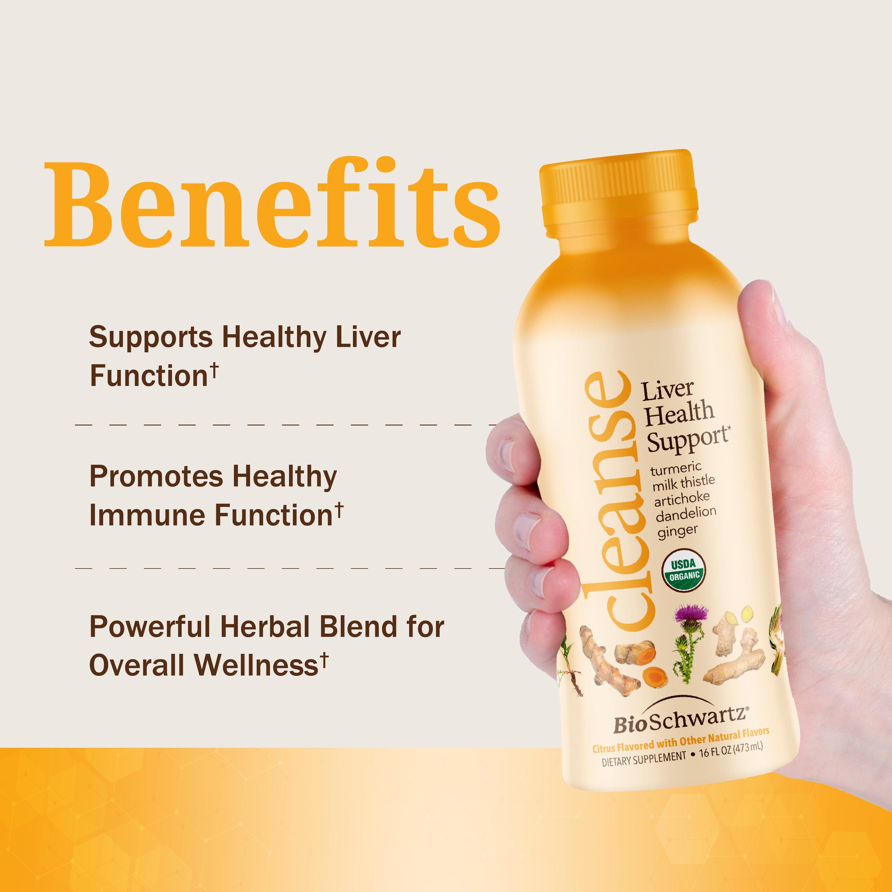 Organic Liquid Turmeric Cleanse, 16oz