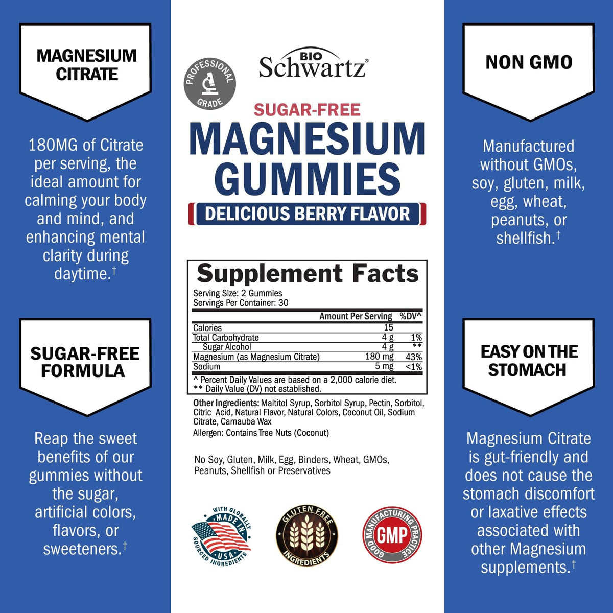 Sugar Free Magnesium Gummies