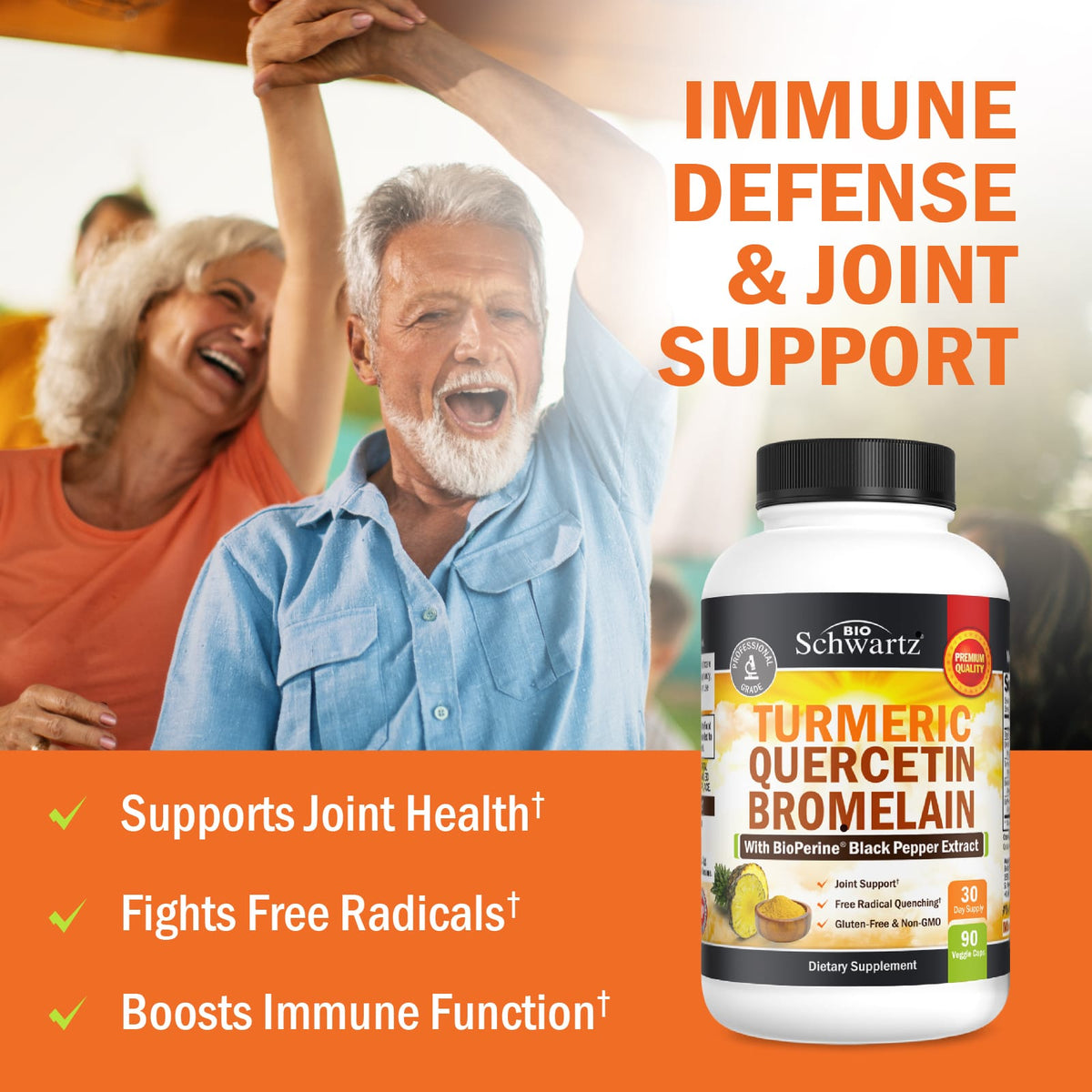 Turmeric Quercetin Bromelain Capsules
