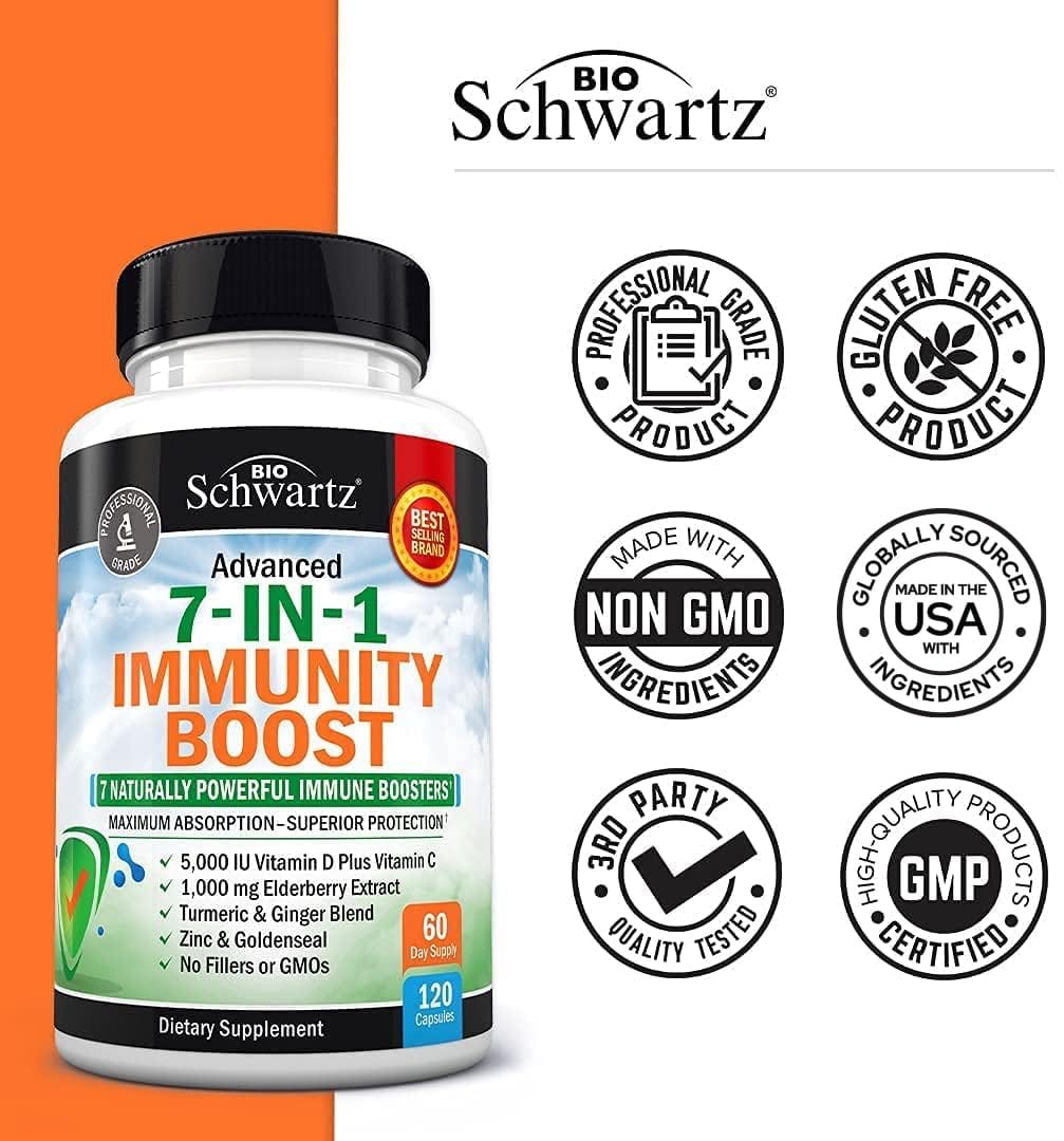 7-in-1 Immunity Boost Capsules, 120ct