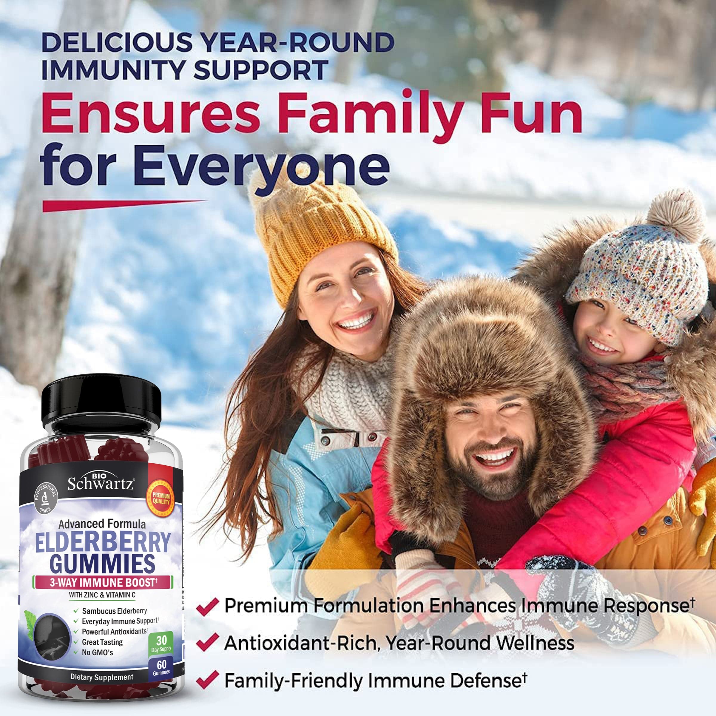 Elderberry Gummies, 60ct