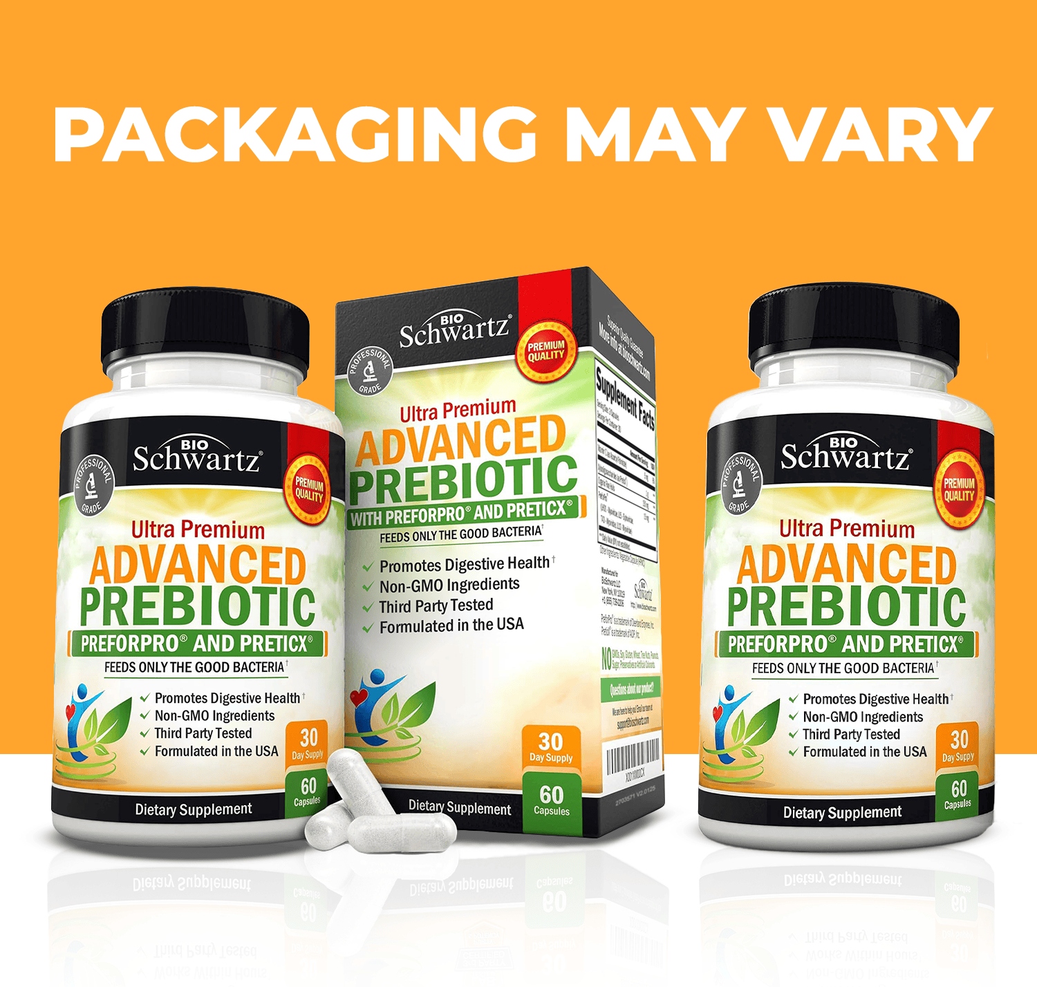 Advanced Prebiotic Capsules, 60ct