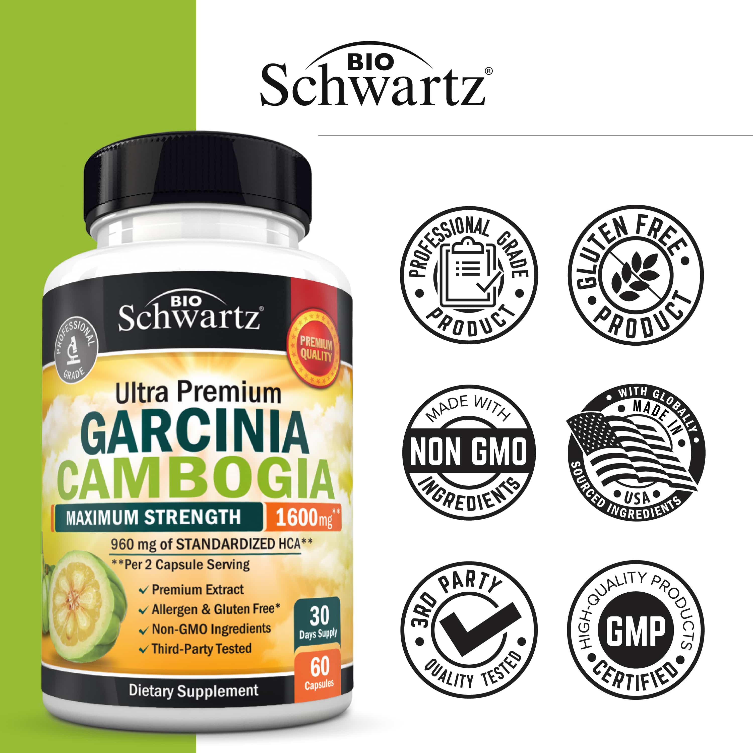 Garcinia Cambogia 1600MG Capsules