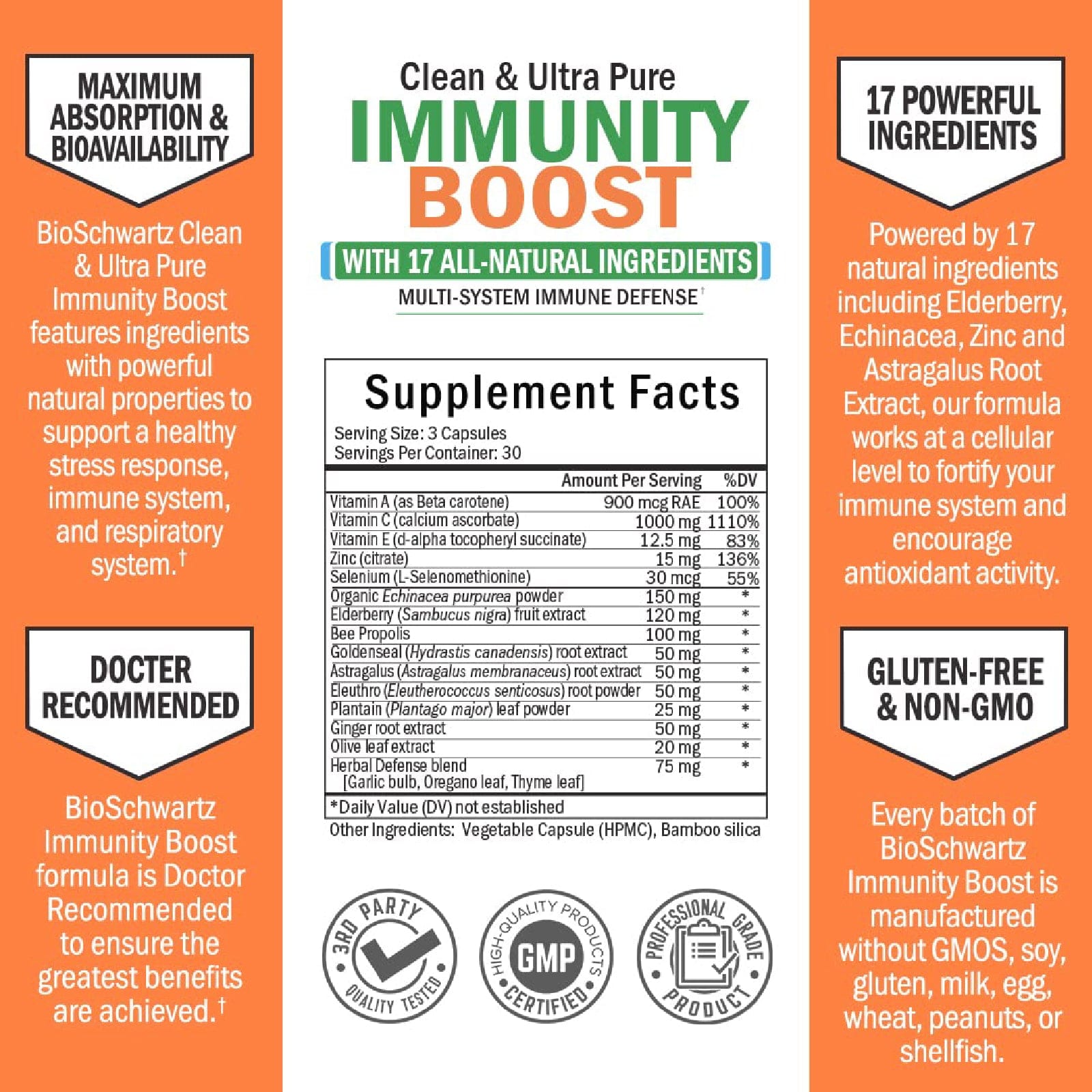 17-in-1 Immunity Boost Capsules, 90ct