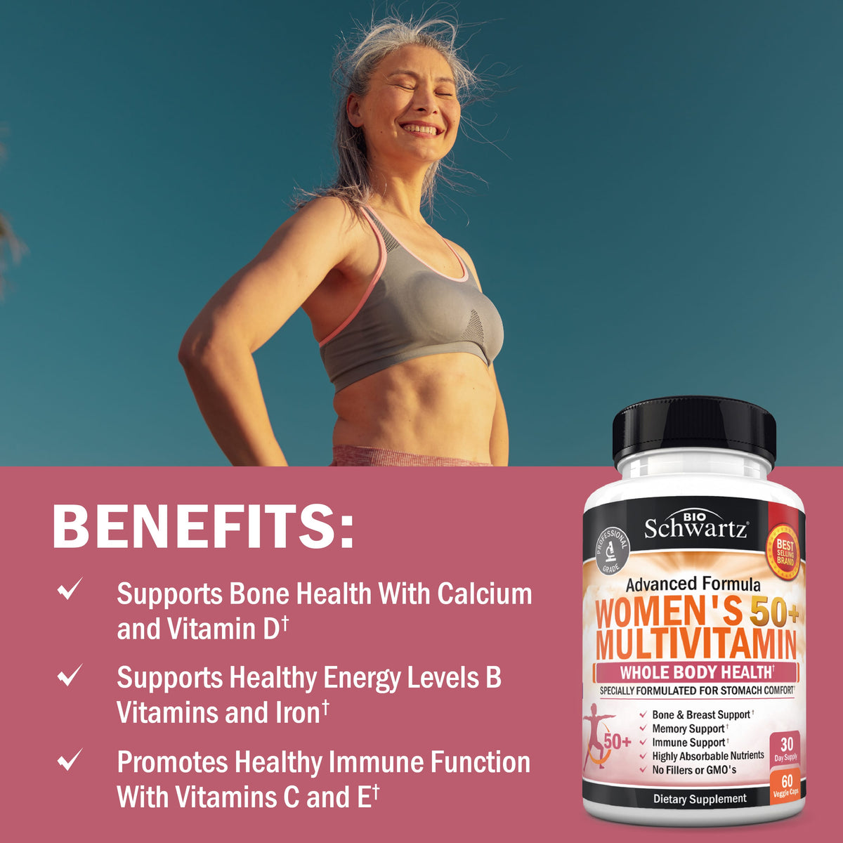Women's 50+ Multivitamin Capsules