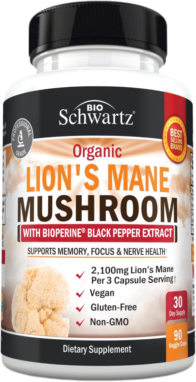 Lions Mane Mushroom Capsules