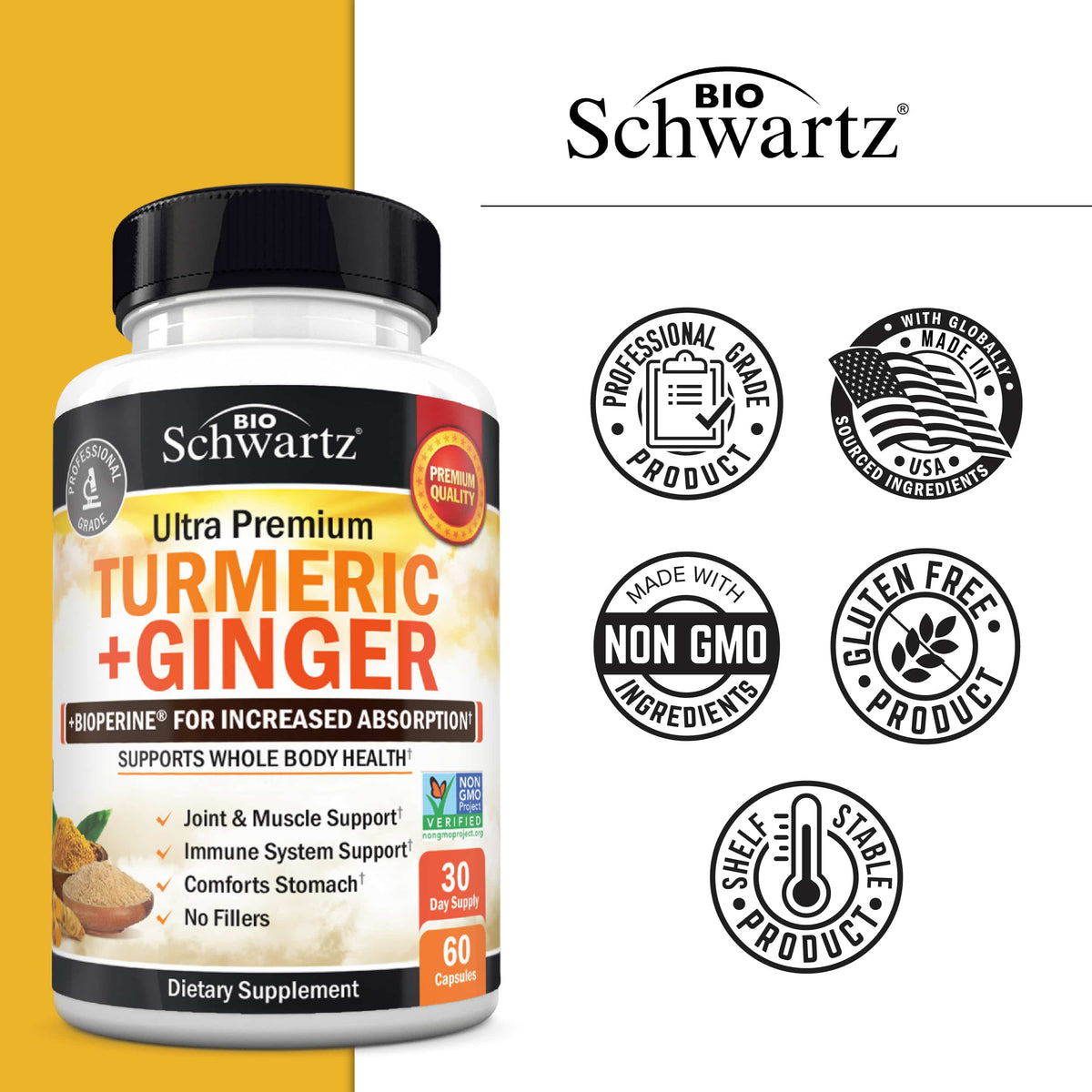 High Potency Turmeric & Ginger Capsules
