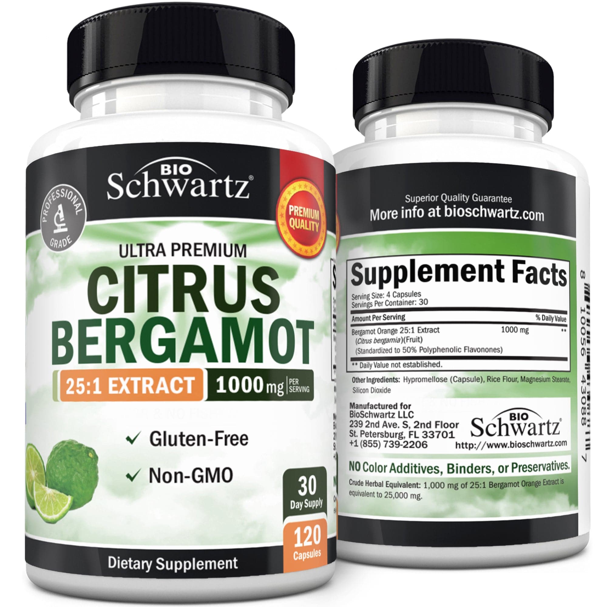 Citrus Bergamot, 120ct