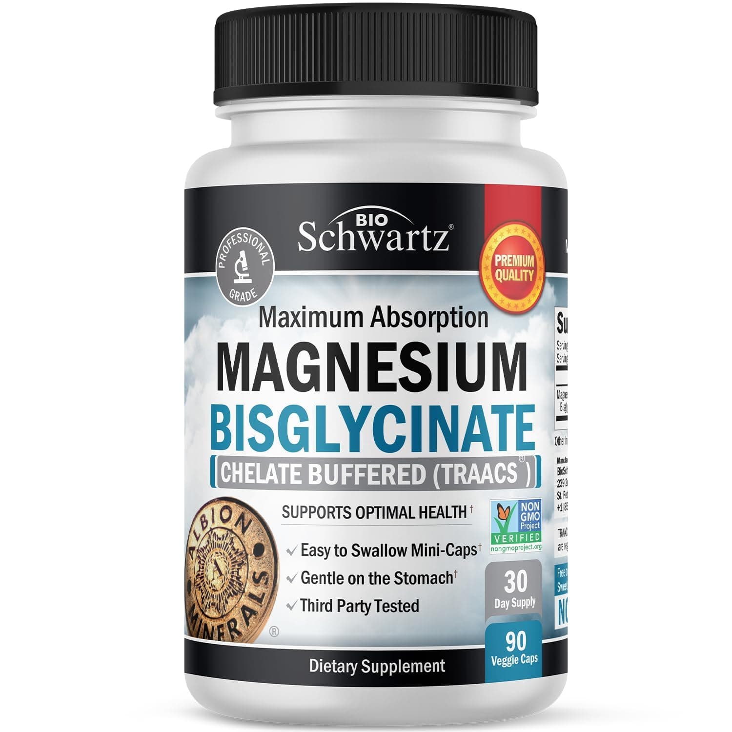 Magnesium Bisglycinate Capsules, 90ct