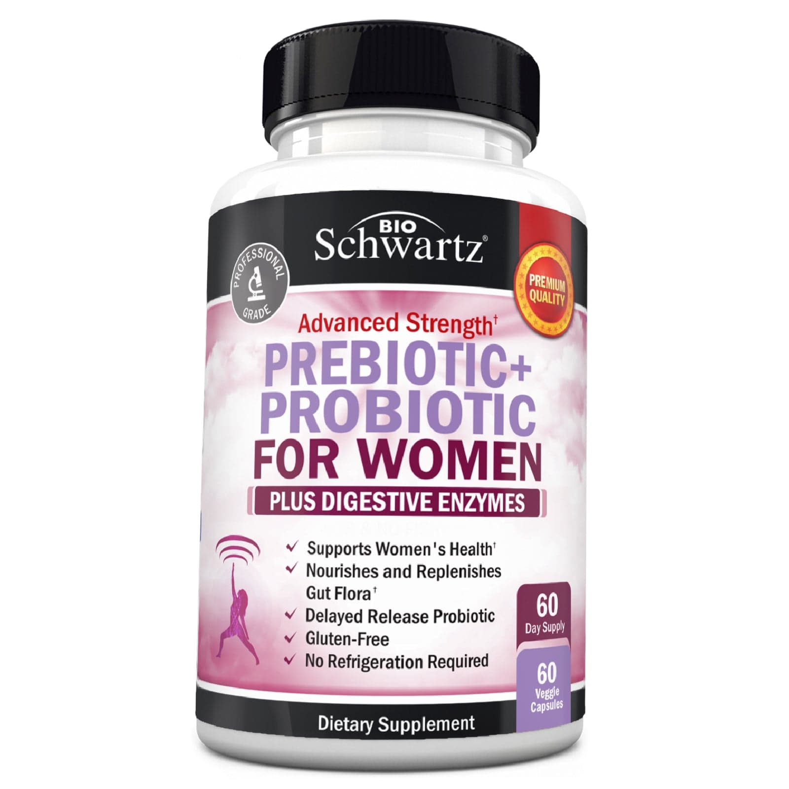 Women's Prebiotic + Probiotic Capsules, 60ct