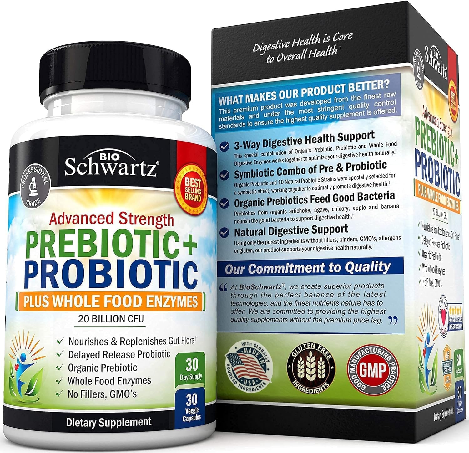 Prebiotic + Probiotic Capsules