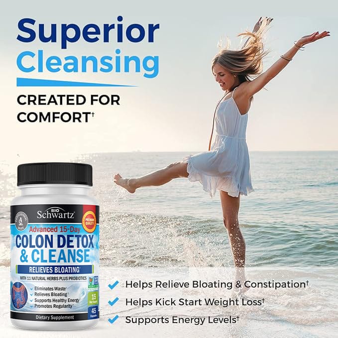 Colon Detox & Cleanser Capsules, 45ct