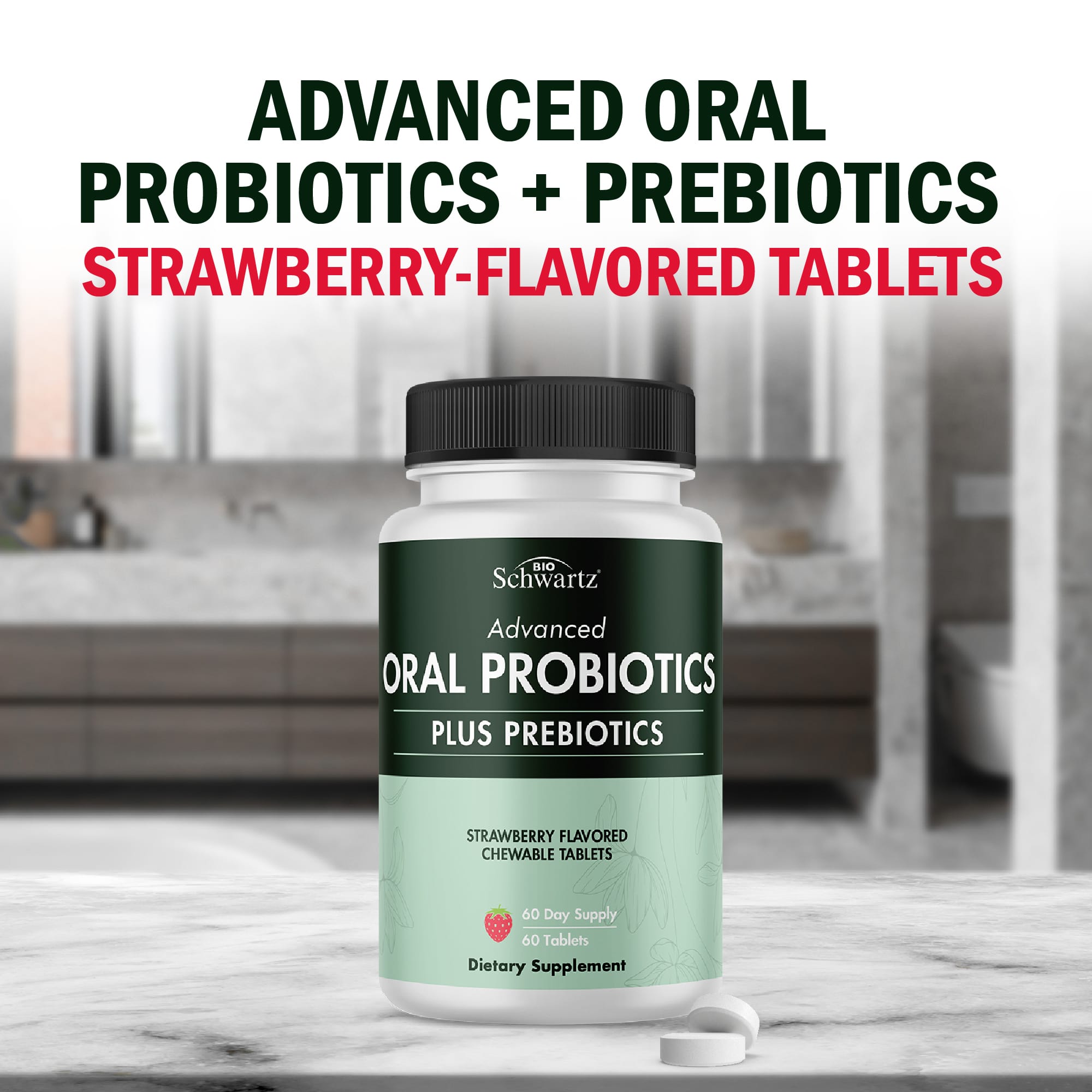 Oral Probiotic, Strawberry