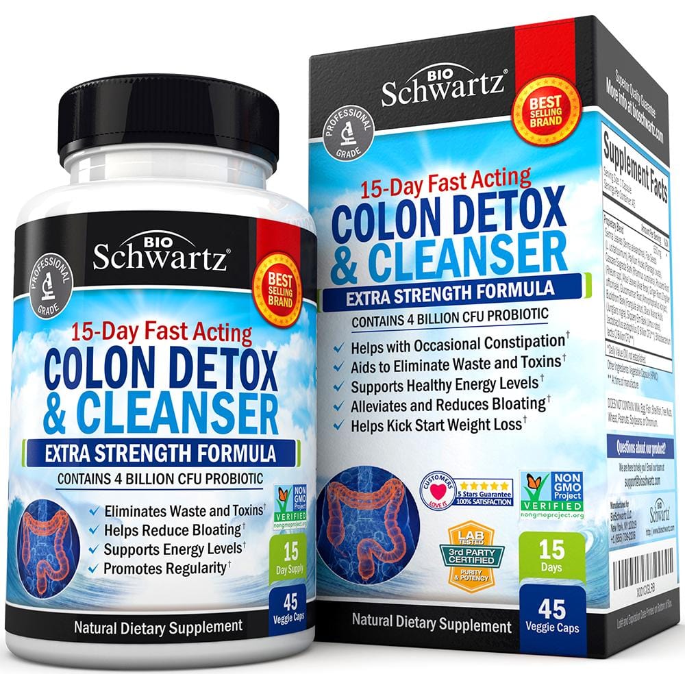 Colon Detox and Cleanser Capsules