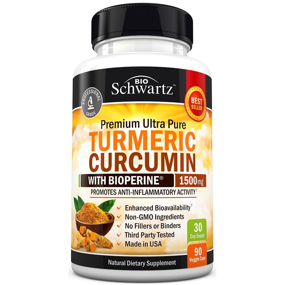 BioSchwartz curcuma et curcumine avec BioPerine